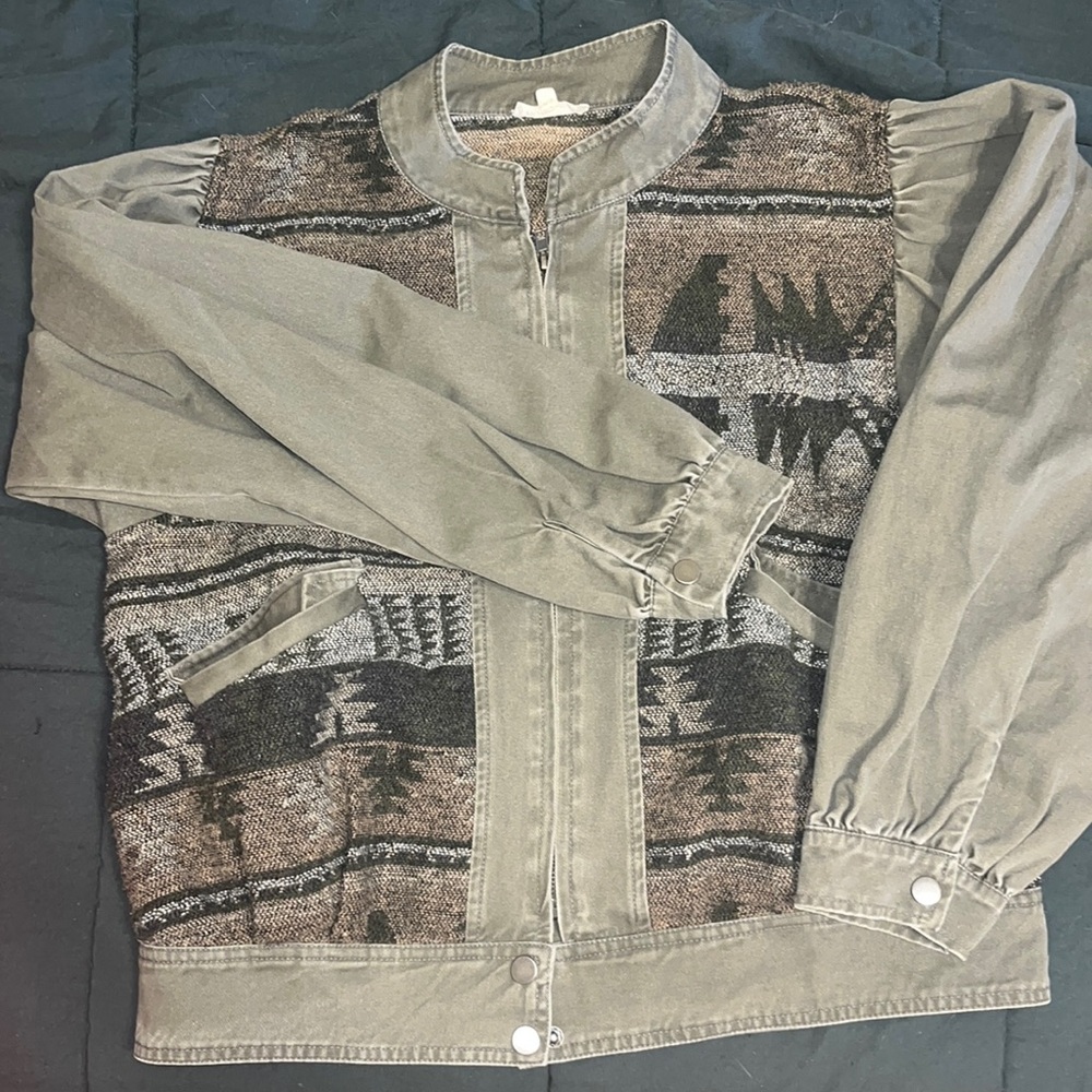 Green Aztec Jacket